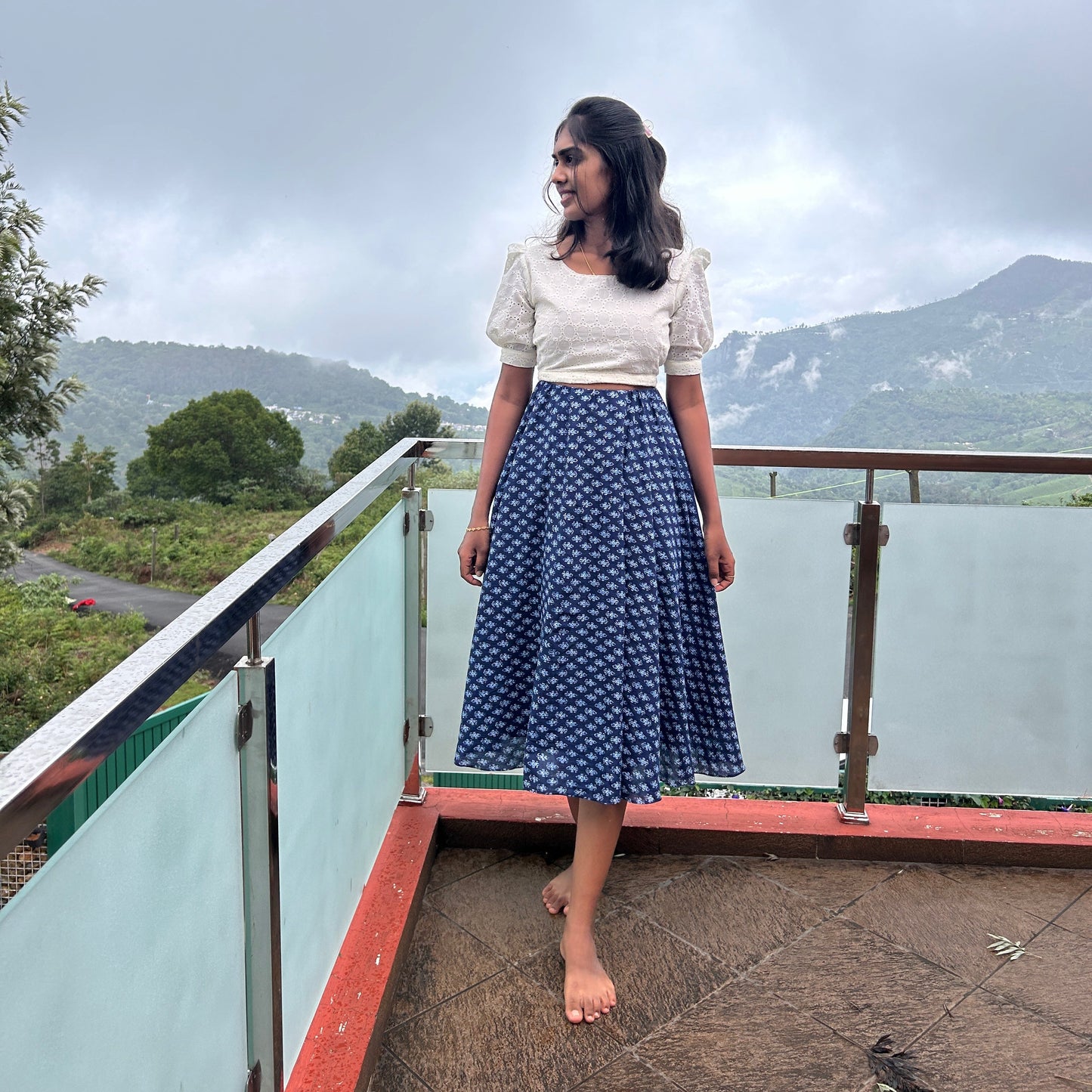 Cloudburst hakoba skirt set