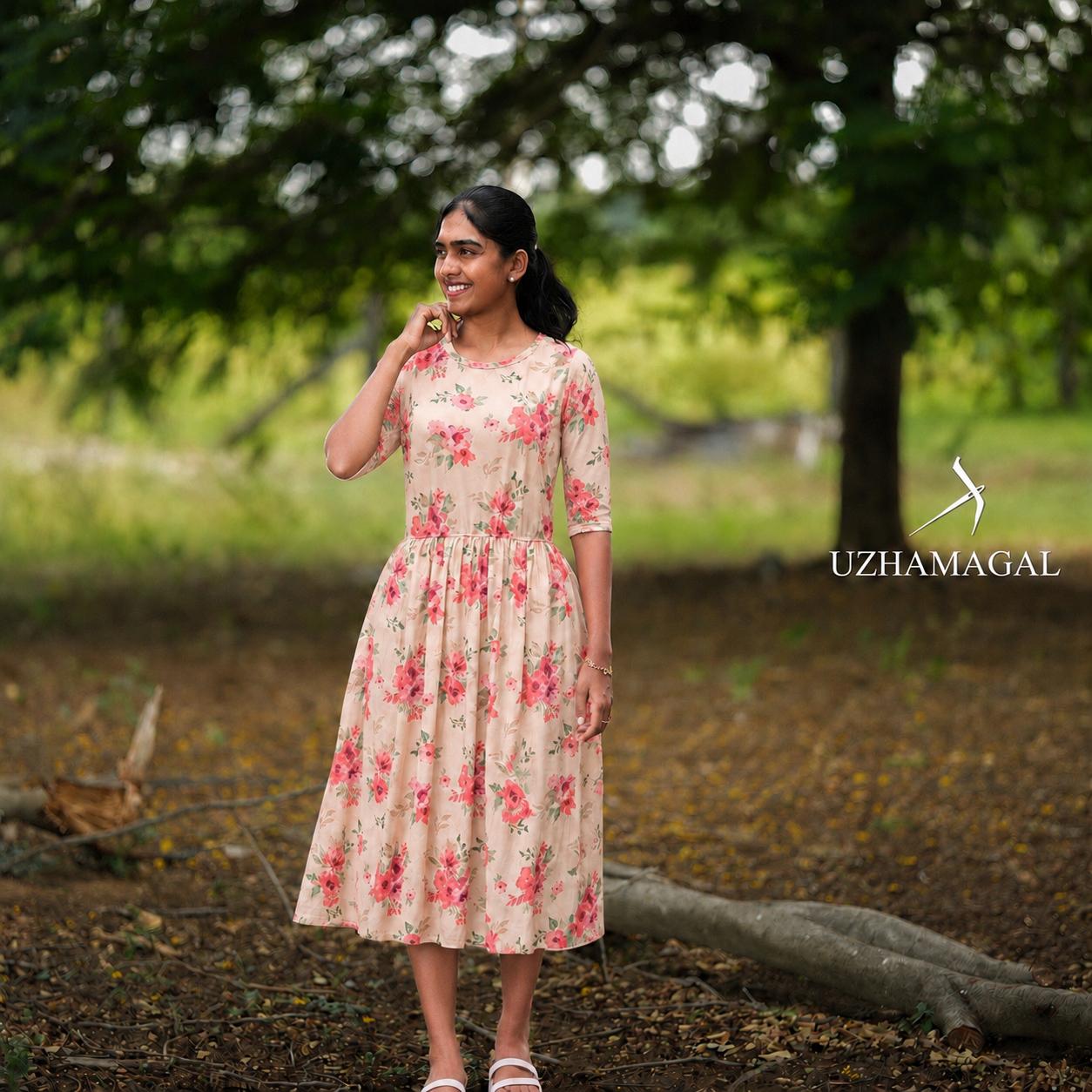 PINK FLOWER MAXI