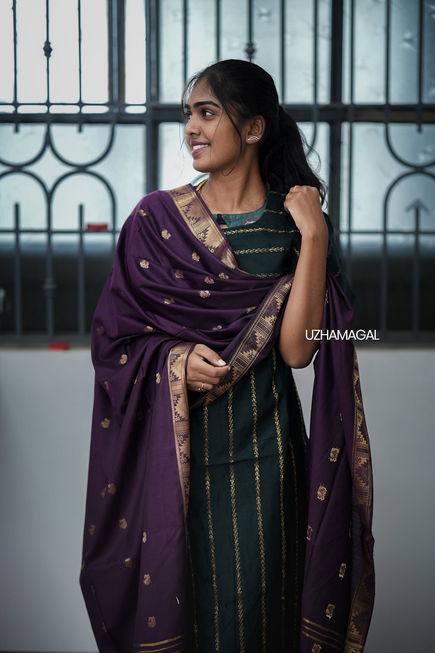Emerald Elegance kurti