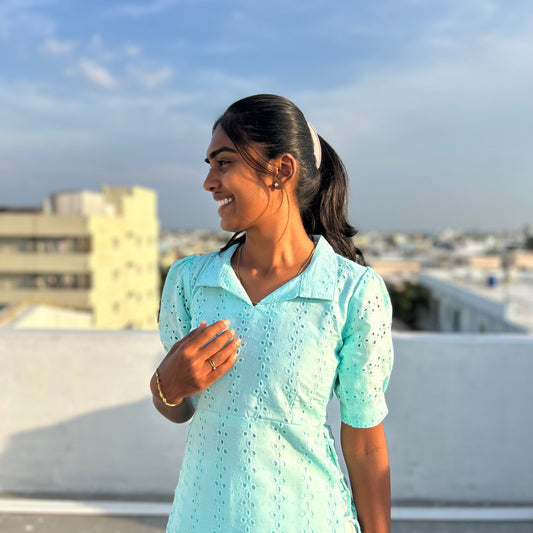 Ice blue TOP