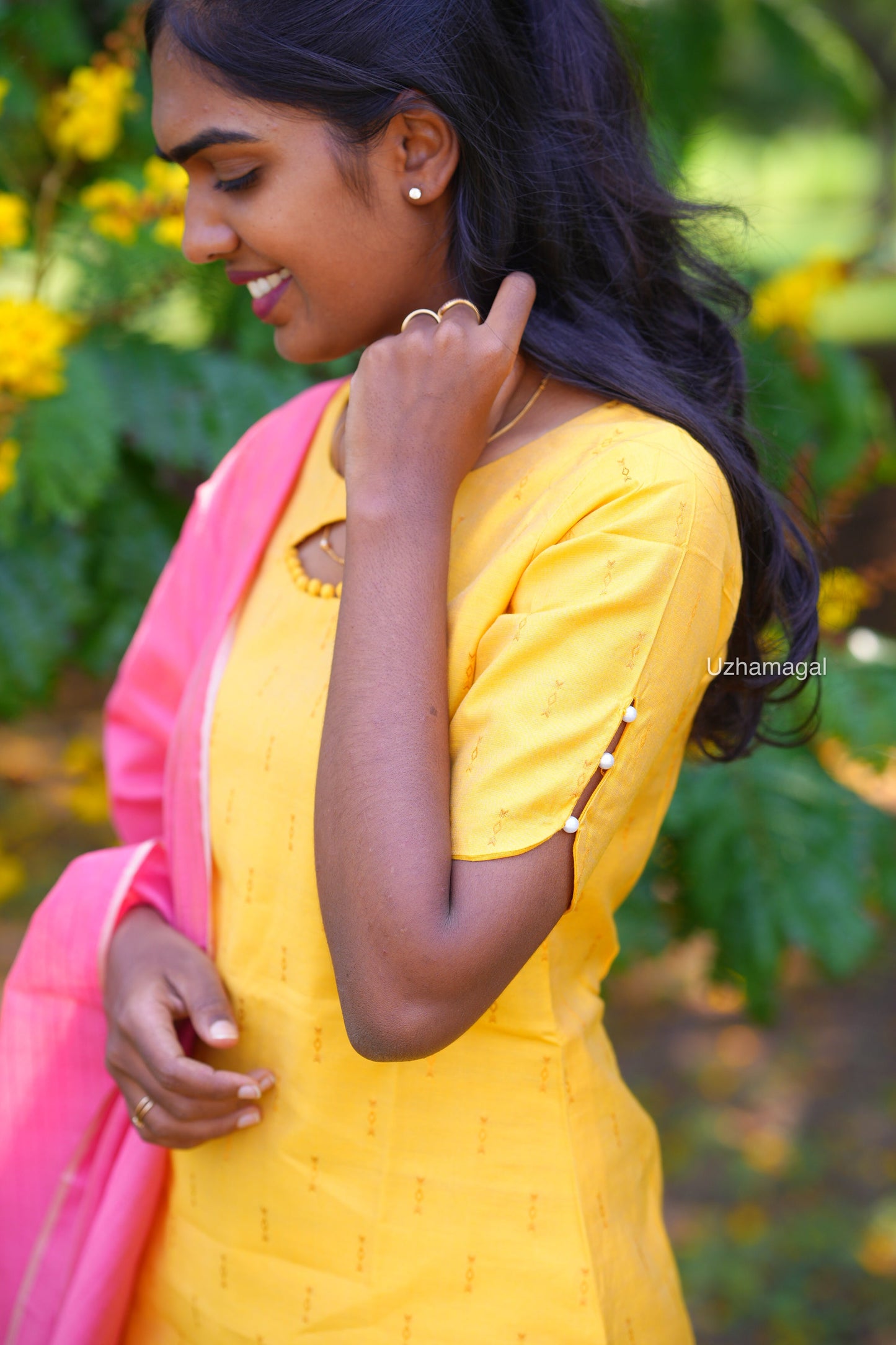 Yellow Pushpam TOP & PANT