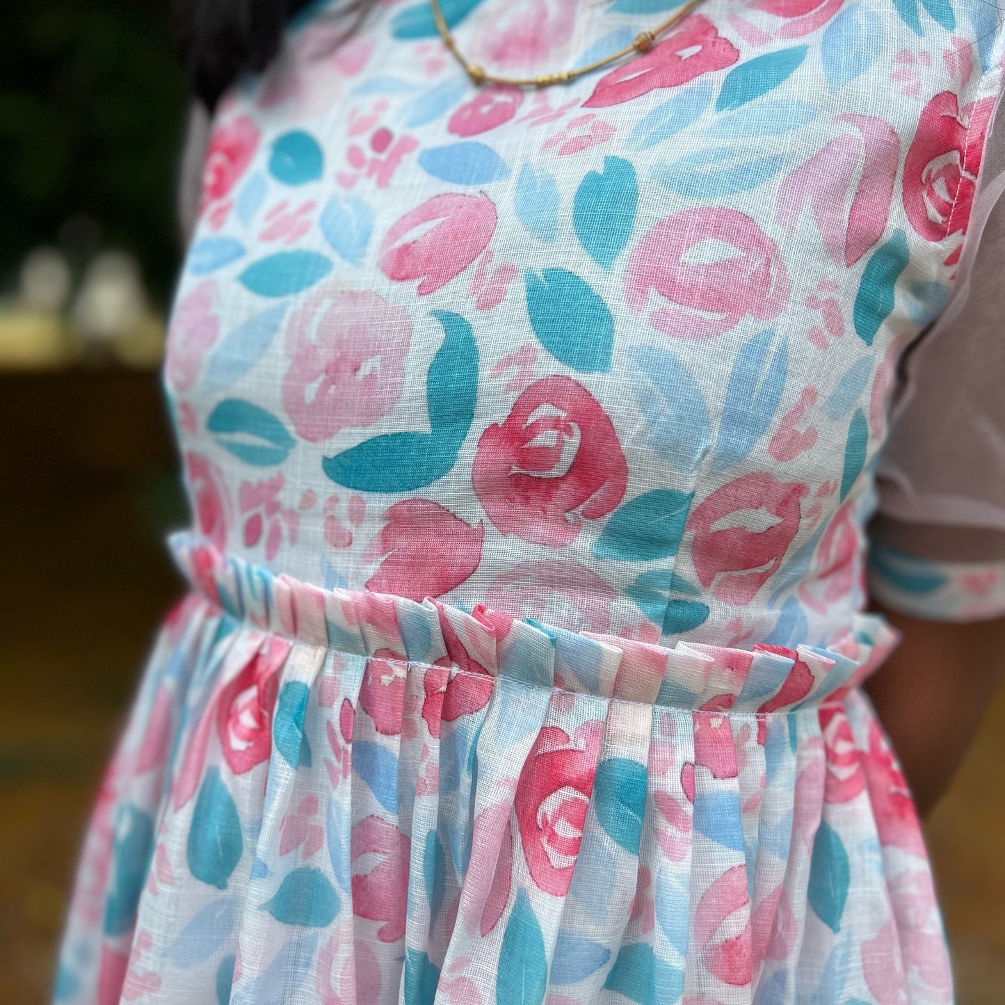 Garden of pastel maxi