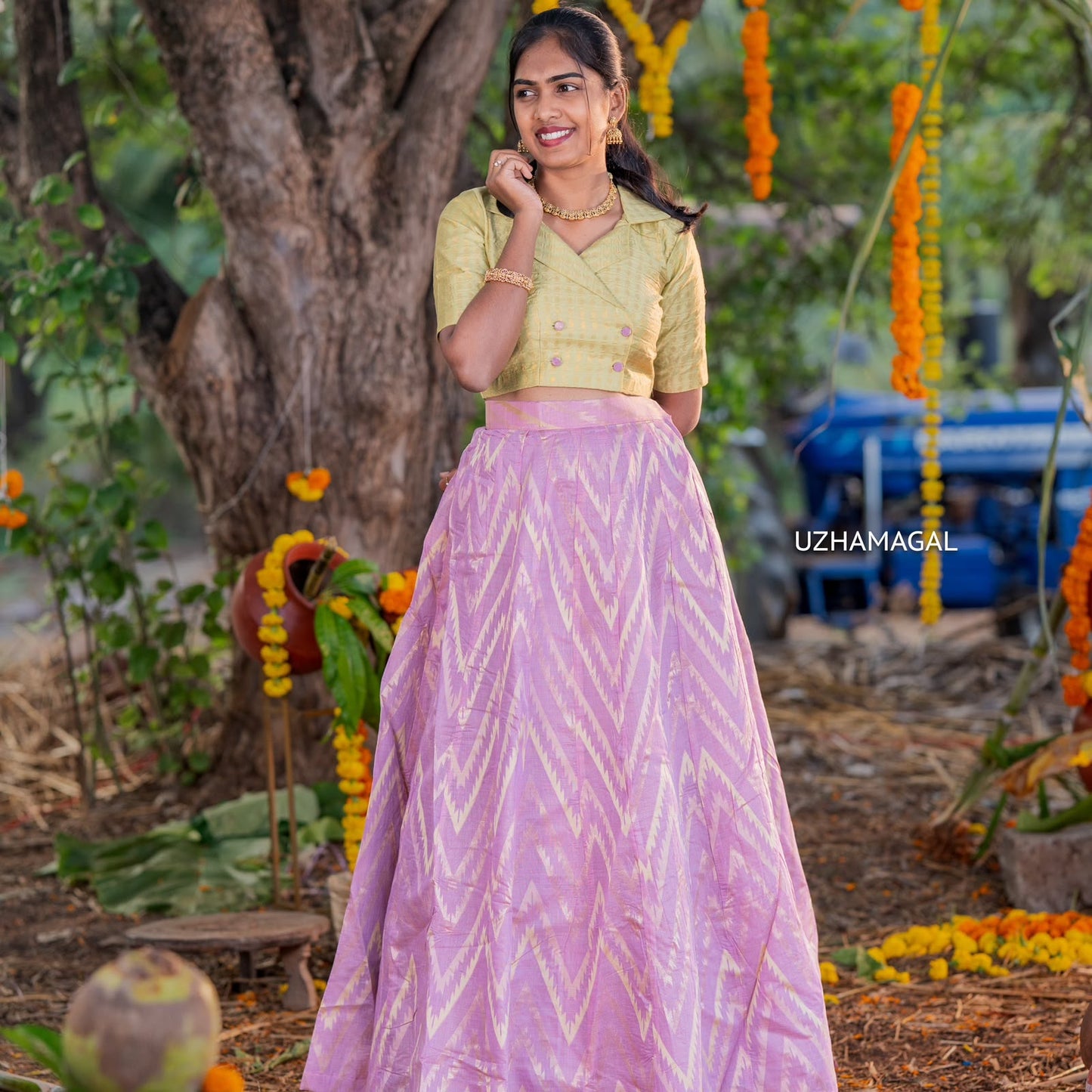 IDHAZHINI SKIRT AND TOP