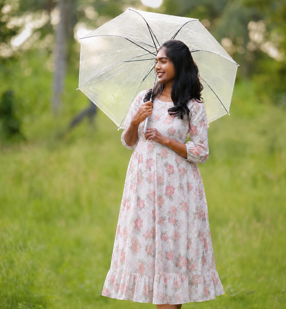 FLORAL PEACH MAXI