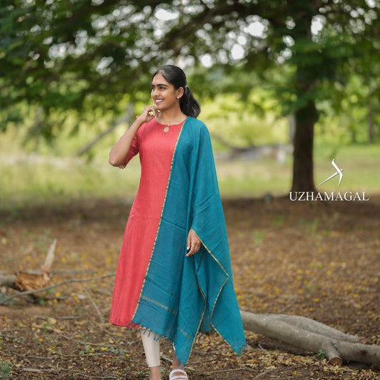 ROSE PALLETE TOP & DUPATTA