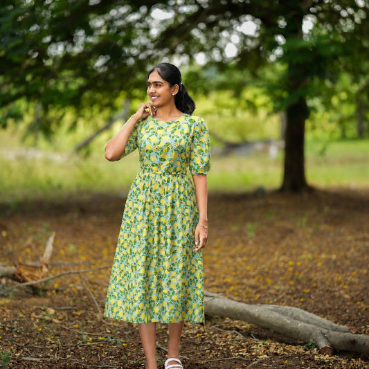 GREEN YELLOW MAXI