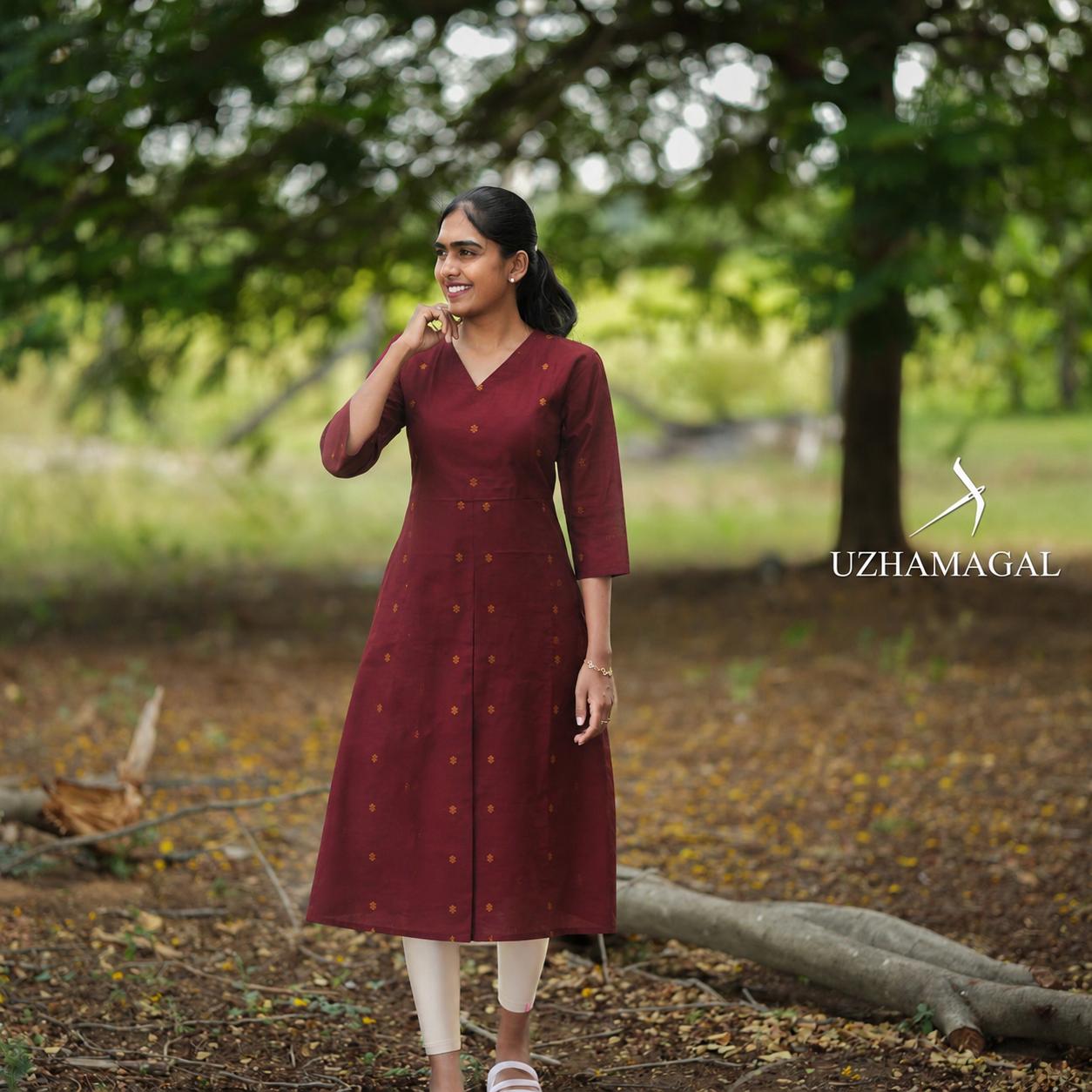 MAROON KURTI  ONLY