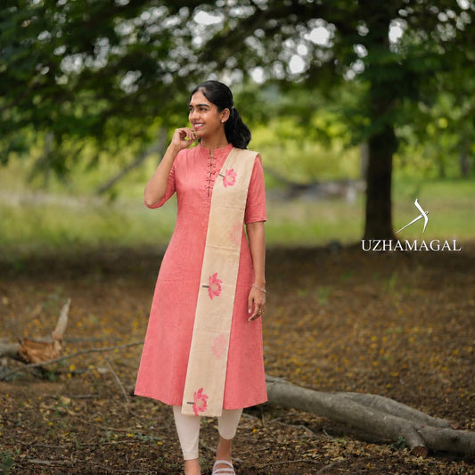 PINK AURA TOP & DUPATTA