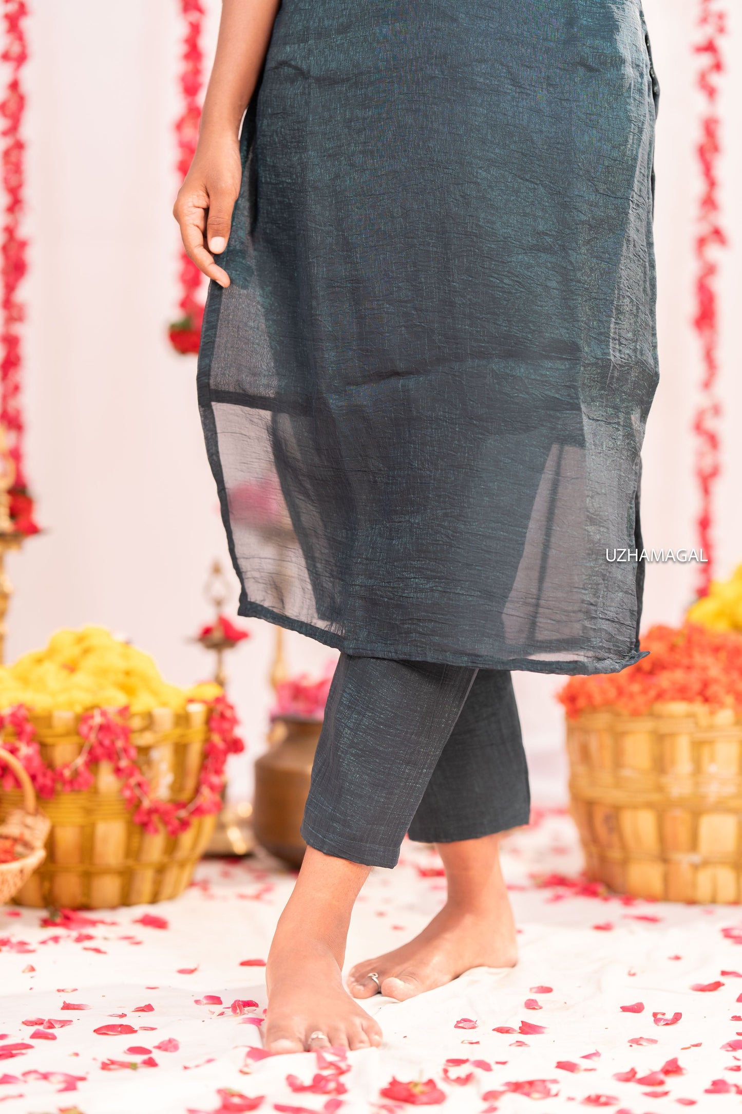 Green wood TOP & PANT